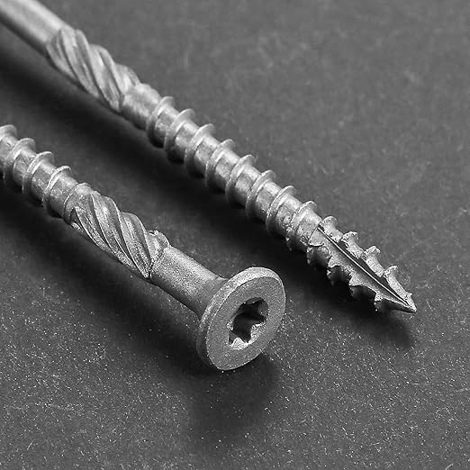 #10 * 3" 304 Stainless Steel Deck Screws, (1130pcs) 15 lbs.Exterior Wood Screws, Rust Resistant epoxy Coated, Bronze, T25 Star Bit