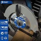 6-1/2-Inch 24-Tooth Circular Saw Blade, 0.059" Ultra Thin Kerf Blade 20mm Bore (16mm Reduction Ring Included),TCT ATB Framing Blade for Wood Fast Cutting