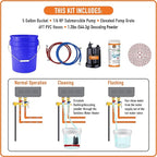 Chromex Tankless Water Heater Descaler Kit with Biodegradable Descaler