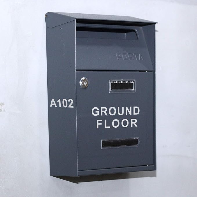 Outus 8 Sheets Vinyl Letter Stickers Self Adhesive Mailbox Numbers Alphabet Stickers Stick on Letters for Christmas Stockings Scrapbook Bulletin Board School Business(2 Inch,White)