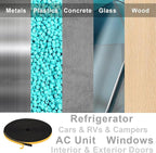 Weather Stripping Door Seal 1/4 inch Wide x 1/8 inch Thick Foam Insulation Door Seal Strip for Door Frame,Lightproof, Total 16.5Feet (16.5Ft x 1 Roll)