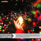 Sunlite Incandescent C9 Colored Night Light Bulb, 7 watts, 120 Volts, Intermediate E17 Screw Base, 2000 Rated Hours, Christmas-Lights Nightlight, Clear, 25 Pack