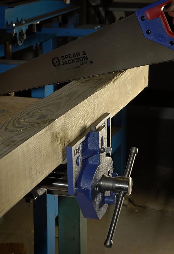 Eclipse Professional Tools Quick Release Woodworking Vise, Gray Cast Iron, 10" Size