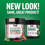 Force Factor Smarter Greens Superfoods + Digestion Powder, 3-Pack, Greens Powder with 2 Billion Probiotics, Digestive Enzymes, and Antioxidants to Detox, Cleanse, and Support Immunity, 90 Servings