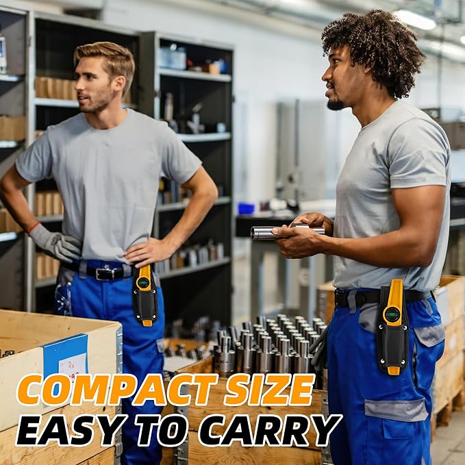 10 Inch Aluminum Die-Cast Magnetic Torpedo Level, Magnetic Professional Scaffolding Spirit Level, Torpedo Level with Rare Earth Magnet 250MM and Holster