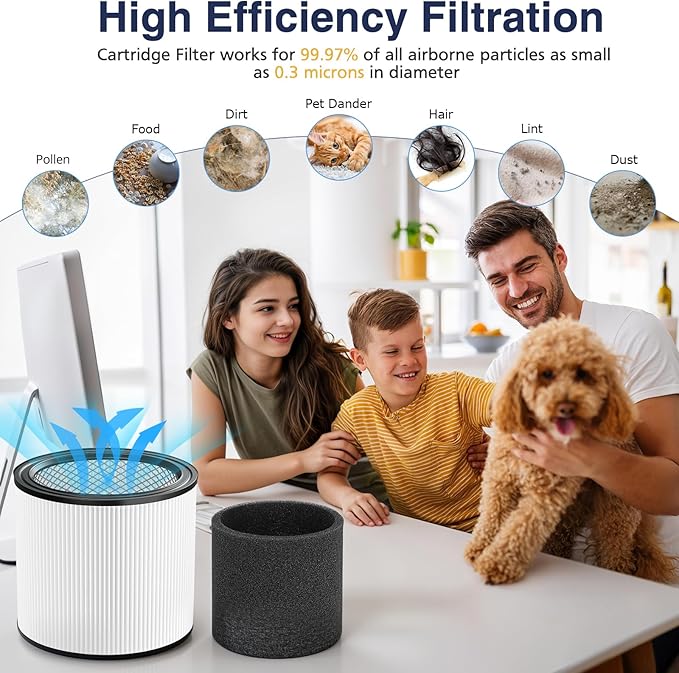 Foam Sleeve Filter for Shop-Vac 90304 90350 90333 Replacement for Most Wet/Dry Vacuum Cleaners 5 Gallon and Above, Compare to Part No.90304, 90585 (2+8+2+1)