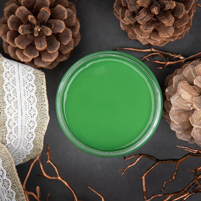 Dixie Belle Paint Company Chalk Finish Furniture Paint - Evergreen (8oz) - Matte Bold Green Chic Chalk Mineral DIY Furniture Paint
