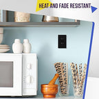 ENERLITES 20 Pack Black Decorator Receptacle with Screwless Wall Plate, Standard Electrical Wall Outlet, 15A 125V, Self-Grounding, 2-Pole, 3-Wire, 5-15R, UL Listed, 61502-TR-BKSID, Tamper Resistant