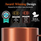 Ember Temperature Control Smart Mug 2, 14 Oz, App-Controlled Heated Coffee Mug with 80 Min Battery Life and Improved Design, Copper