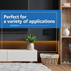 LIDER Brushed Finish Decorator Switch Cover, Screwless Wall Plate, Mid-Size 3-Gang 4.88" x 6.77", Unbreakable Polycarbonate Thermoplastic, UL Listed, LSWP-33M-BK2P, Black, 2 Pack