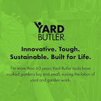 Yard Butler Terra Garden Hand Tools - Weeding Hand Tiller Tool for Efficient Gardening - Weed Remover Tool for Lawn & Garden Care - Durable Gardening Accessory, Whisk Rake