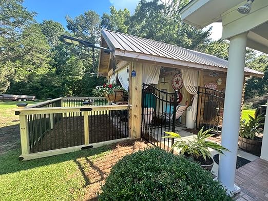 25 Pack Deck Balusters 38 Inch Deck Railing Balusters (Rectangle) with End Caps & Screws, Hollow Rectangle Deck Balusters for Deck Railing Porch