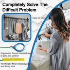 3Pcs Drain Snake Hair Remover Tool, 50 IN Sink Snake - A Highly Effective Drain Cleaner Tool for Various Bathroom Drains like Sink, Bathtub and Shower to Unclog Swiftly