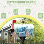 Sea Turtle Magnetic Mailbox Covers Oversized Summer Beach Mailbox Cover Large Size 21 x 25.5 Inch Ocean Coral Nautical Post Letter Box Wraps Decor for Garden Outdoor