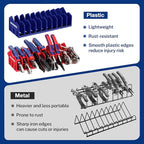 WORKPRO 2-Pack Plier Organizer Rack, Pliers Holder and Cutter Organizers with Non-Slip Rubber Base, 20-Slot Tool Box Organizer, Tool Drawer Organizer, Tool Storage, Plier Rack (Pliers Not Included)