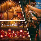 C7 Christmas Led Light Bulb, C7 Shatterproof Replacement Night Light Bulb, 0.6W Equivalent 7W Incandescent Bulb, Warm White 2200K, E12 Standard Base, 50Pack