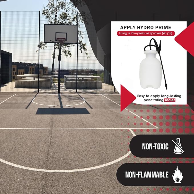 Hydro Prime - Moisture Barrier and Penetrating Sealer for Concrete & Masonry Floors - Primer for Long-Lasting Paint & Coating Protection (1 Gallon)