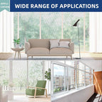 Nisorpa 304 Stainless Steel Woven Wire Mesh 40 Inch x 98 Feet Window Screen Security Mesh Roll Replacement for Balcony Porch Cabinets, Poultry Netting Cage Fence - 20 Mesh 0.15mm Wire Dia