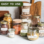 110 Yards Freezer Tape, Writable Surface, Low Temperature Resistance, Easy to Tear Removable No Residue Freezer Tape for Food Containers Refrigerator, Includes 2 Rolls, Each 0.79 Inch by 55 Yards