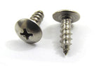 #4 X 1/2" Stainless Truss Head Phillips Wood Screw (100pc) 18-8 (304) Stainless Steel Screws by Bolt Dropper, ssd Screws