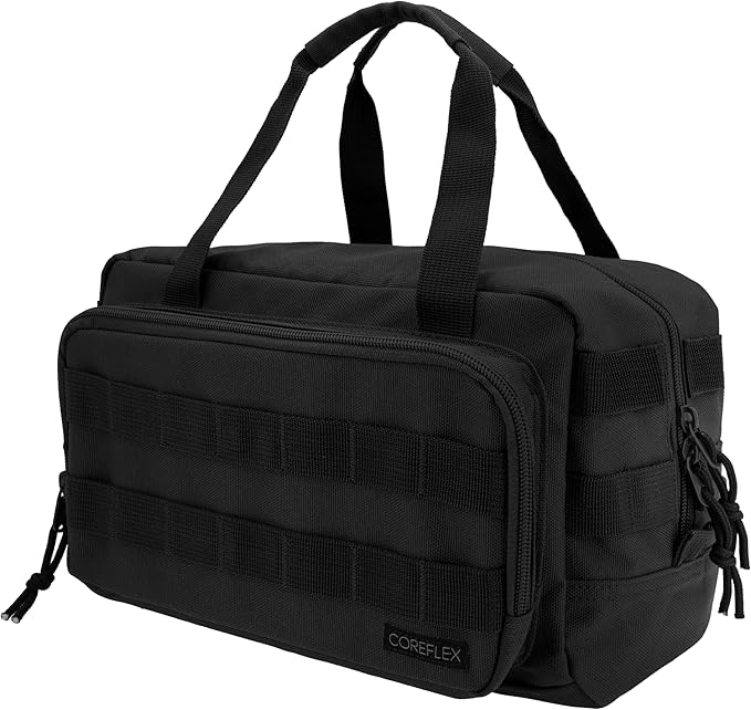 Coreflex 12-Inch Heavy Duty Tool Bag, Tactical, Gear, Range, EDC,Tool Bag for cars, Multi-Purpose Work Bag for Mechanics,Electrician,Carpenters,Builders,Plumbers 12" X 7" X 7" (Black)