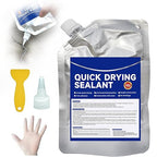 Concrete Crack Filler and Sealant, Quick Drying High Elasticity Cement Crack Filler, Waterproof Repair, Self-Leveling Concrete Slab Repair for Driveway, Patio (Gray, 17.64 OZ)