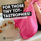 Microfiber Cleaning Cloth - 12 Pack | Better Quality All Purpose Towels | Great for Home, Clean, Dust, Polish | Soft, Absorbent, Durable | Wash 100s of Times | Pink Purple Blue