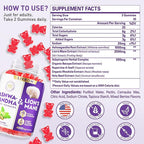 Ashwagandha & Lions Mane Gummies for Adults -Cortisol and Brain Health, 4000mg Ultra Strength Lion's Mane Mushroom Supplements for Cognitive & Immune, Berry Flavor - 420 Organic Mushroom Gummies