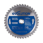 Evolution Power Tools 6-1/2BLADEST Steel Cutting Saw Blade, 6-1/2-Inch x 40-Tooth, Silver