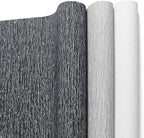 ALLBRIGHT 100% Blackout Roller Blinds Woven Shades with Striped Jacquard, Cordless Window Shades, UV Protection Fabric, Easy-Install for Indoor Home & Office, Dark Blue Old, 36" W x 72" H