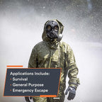 MIRA SAFETY M Full Face Respirator Mask - CBRN Gas Mask, Chemical Respirator CM-7M (Large)