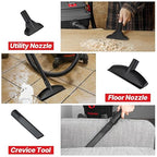 Shop-Vac 5430096 Wet/Dry Vacuum, 4 Gallon, 4 Peak HP, 1.25 Inch Diameter x 7 Foot Hose, 15 Foot Cord, Ideal for Jobsite, Garage, Workshop & Home