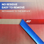 ADHES Blue Painters Tape Blue Tape Painting Tape for Walls,UV Anti,14 Days Clean Remove,1.88inch x 60yard,36Rolls