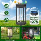 BesLowe 【Upgraded】 Solar Pathway Lights Outdoor, 12-Pack Large LED Solar Light Outdoor Waterproof, Super Bright Outside Lights for Yard, Sun-Powered Landscape Lighting for Garden Walkway, Cool White