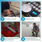 Vapor Score Moisture Tester for Concrete Slab, Calcium Chloride Test Kit – Easy-to-Use Water Damage Detector and Moisture Analyzer (3-Pack)