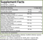 Bronson Liver Detox Advanced Detox & Cleansing Formula Supports Health Liver Function with Milk Thistle, Dandelion Root, Turmeric, Artichoke Leaf & More, Non-GMO, 60 Vegetarian Capsules