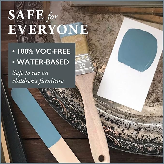 AMY HOWARD AT HOME Chalk-Based One Step Paint for Furniture, Cabinetry, Decor, Finish, and More | No Stripping, Sanding, or Priming | Medium Base | 32 Ounce | Vintage Affliction