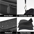 GWCASE Case Compatible with Franklin Sensors ProSensor M210 710PRO 710 Professional Stud Finder. Carrying Travel Storage Bag Holder with Mesh Pocket for Battery & Other Accessoires (Box Only) -Black