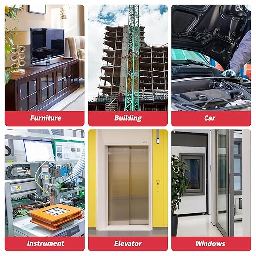 Beaspire Cordless Drill Electric Rivet Nut Drill Adapter Kit, Rivet Nut Tool Kit Including 10 Mandrel and 50Pcs Assorted Rivet Nuts, Rugged Carrying Case