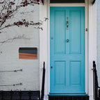 Wall-Mount Mailbox, Walnut Wood Panel, Rust Resistant Large Capacity House Mailbox, Morden Drop Mailboxes for Outside, Metal Post Box (No Keys Locking)