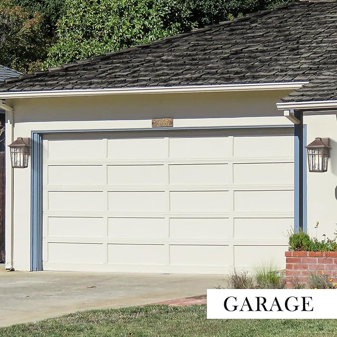 Darkaway Outdoor Sconce Lights Wall Light Fixtures, Exterior Porch Light Outdoor Sconce Anti-Rust Waterproof Aluminum Outside Light with Water Ripple Glass for Patio Yard Doorway Garage