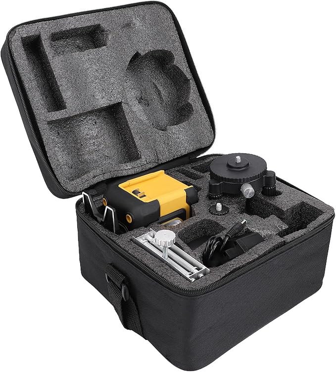 Laser Level with Tripod, 4 x 360 Self Leveling Laser Measuring Tool Green 16 Line Level Laser 360 Self Leveling for Construction, Home Renovation, Picture Hanging