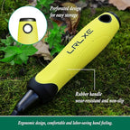 Garden Shovel-Heavy Duty Gardening Hand Trowel, Stainless Steel Garden Trowel with Rubberized Handle, Garden Tool for Soil Planting Digging Transplanting(Hand Trowel) (Yellow Handle)