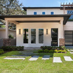 tewei LED Outdoor Wall Lights, 15.7'' Modern Outdoor Indoor Wall Sconce Large Exterior Lighting Fixtures Outside Front Door Lights for House, Hallway, Warm White 3000K, Antique Black, 1 Pack