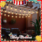 25 Pack C9 Christmas White LED Light Bulb,Vintage Warm White Plastic C9 Replacement Bulbs Shatterproof C9/E17 Intermediate Base 0.6 Watt Great for Night Lights Christmas Outdoor String Lights