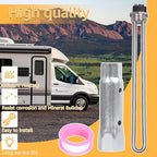520900 RV Water Heater Element Kit,Compatible Replacement for Suburban SW Series Electric Water Heater (Part 520789, 232794) Includes Screw-in Heating Element, Wrench Socket, and Tape
