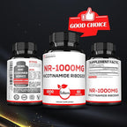 1000mg NAD Supplement with Nicotinamide Riboside NR - Cellular Support, Aging Health, Overall Wellness - 60 Count Supply for 30 Days