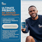 Dr. Tobias Prebiotics, Supports Digestion & Gut Health, Feed Good Probiotic Bacteria, Boost Gut Immune Function, Vegan & Non-GMO Gut Health Supplements for Men and Women, 60 Capsules, 60 Servings
