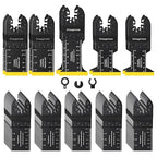Oscillating Saw Blades, Diagtree 115PCS Titanium Oscillating Multitool Blades for Metal, Wood and Plastic, fit Dewalt Milwaukee Ryobi Fein Dremel Bosch Rockwell Makita Porter(Titanium, 115)