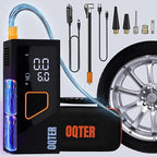 Tire Inflator Portable Air Compressor, 150PSI Portable Tire Inflator For Car, Air Pump for Car Tires with Tire Pressure Gauge Tools, 6000mAh Smart Pump Tire Inflator for Car, Motorcycle & Bike Pump